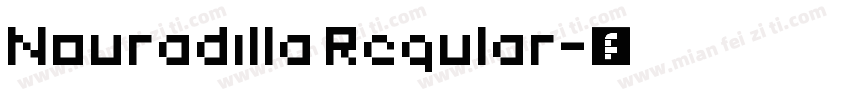 Nouradilla Regular字体转换